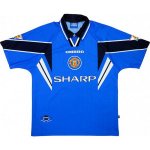 Thailandia Maglia Manchester United Seconda Retro 1997 1998 Blu Thailandia Maglia Manchester United Seconda Retro 1997 1998 Blu