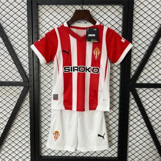 Maglia Sporting Gijon Primera Bambino 2024/2025 Maglia Sporting Gijon Primera Bambino 2024/2025