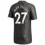 Maglia Manchester United NO.27 Alex Telles Seconda 2020/2021 Nero