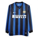 Thailandia Maglia Inter Milan Prima ML Retro 2010 2011 Blu