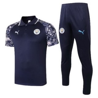 Polo Manchester City Set Completo 2020/2021 Porpora Nero