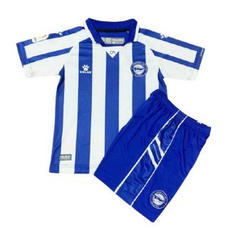Maglia Deportivo Alavés Prima Bambino 2020/2021 Blu Maglia Deportivo Alavés Prima Bambino 2020/2021 Blu
